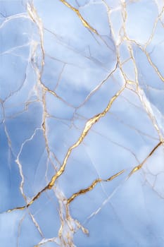 A luxurious blue marble background with striking golden veins, perfect for high-end designs, fashion, and interiors.