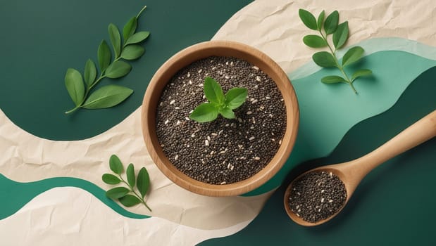 Chia seeds are a versatile superfood rich in protein, fiber, and omega-3 fatty acids, ideal for adding to smoothies, oatmeal, and baked goods for enhanced nutrition and health benefits.