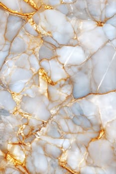 Luxurious white marble background with golden veins. Ideal for upscale design, decor, and modern aesthetics. Perfect for fashion, interior design, and artistic projects.