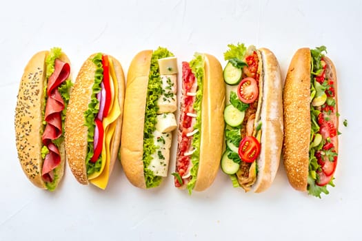 an item of food consisting of two pieces of bread with meat, cheese, or other filling between them, eaten as a light meal