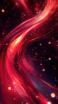 An abstract setting showcases vibrant red and black lines combining to create a striking visual effect. This design exudes tension and elegance, ideal for professional use in various contexts.