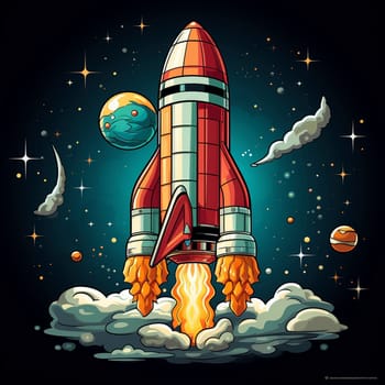 Rocket icon, created with generative AI