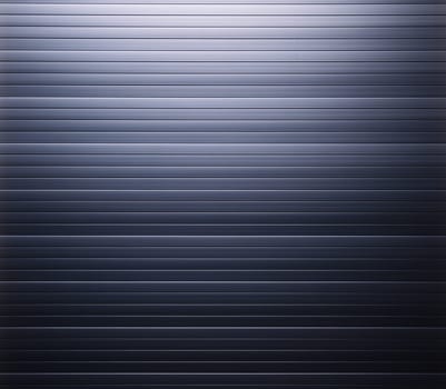 Gradient lighting is giving a dramatic look to corrugated metal, ideal as industrial background