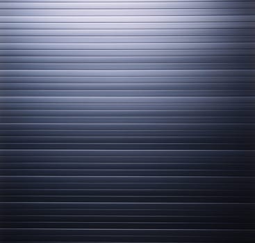Close-up of the roller shutters