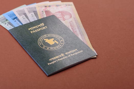 International passport of Bangladeshi citizen for global business, emigration and travelling