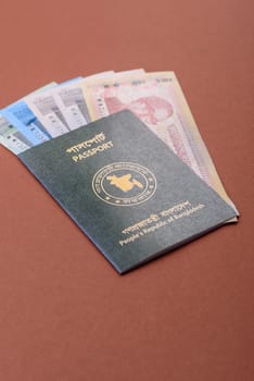 International passport of Bangladeshi citizen for global business, emigration and travelling