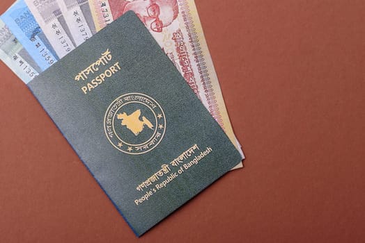 International passport of Bangladeshi citizen for global business, emigration and travelling