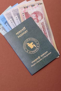 International passport of Bangladeshi citizen for global business, emigration and travelling