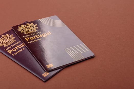 Portugal passport, Portuguese document for global business, emigration or travelling.