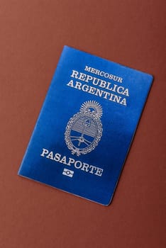 Argentine passport for travelling, flying and doing business. Argentina document, id for crossing the border