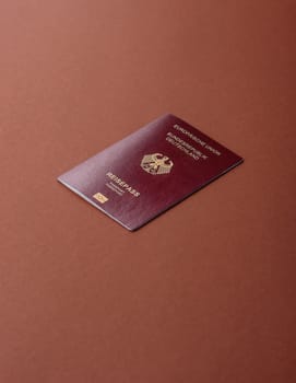 German passport, German document for travelling, border crossing, for business purposes