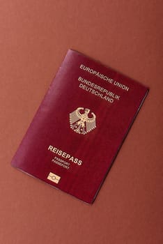 German passport, German document for travelling, border crossing, for business purposes