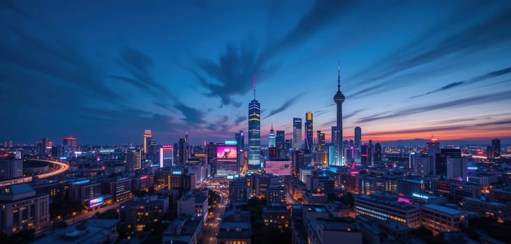 Cityscape at Dusk