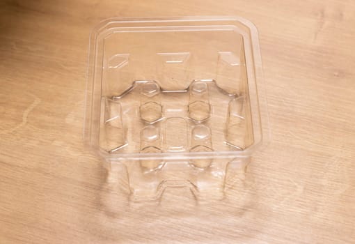 Close up shot of multi purpose plastic container