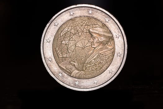 österreichische 2-Euro Gedenkmünze 35 Jahre Erasmus-Programm