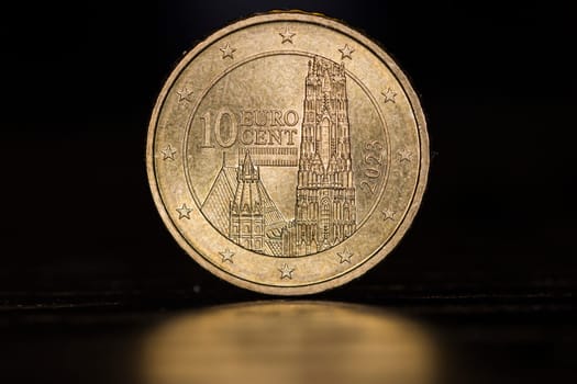 österreichische 10-Eurocent Münze Stephansdom Wien