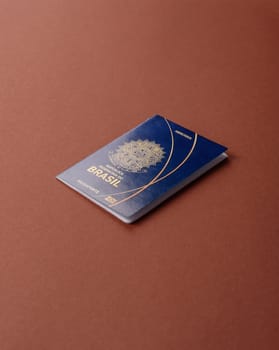 Brazilian passport for travelling, flying and doing business. Brazil document, id for crossing the border