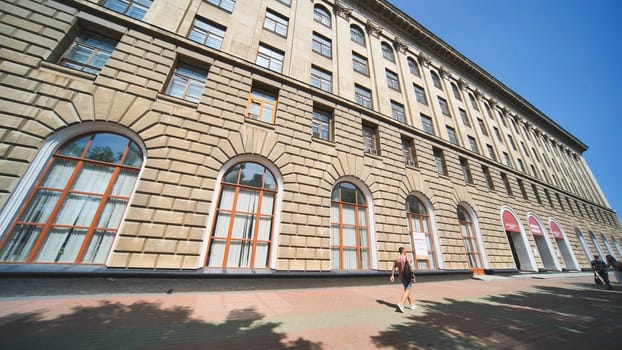 Beautiful architecture of the main streets of the city.