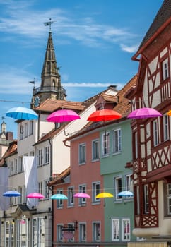 St. Gumbertus church in the old town of Ansbach (Franconia)