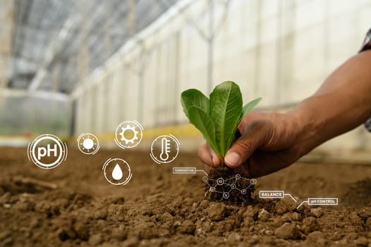Smart farming technology to monitor crop health, soil condition, and environmental factors.