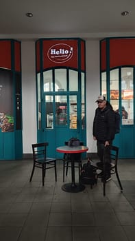 October 18 2024 Liberec Czech Republic Europe,Cafe empty customer. High quality photo
