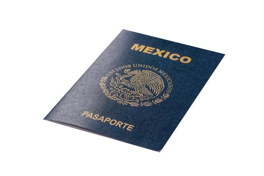 Mexican passport for travelling, flying and doing business. Mexico document, id for crossing the border