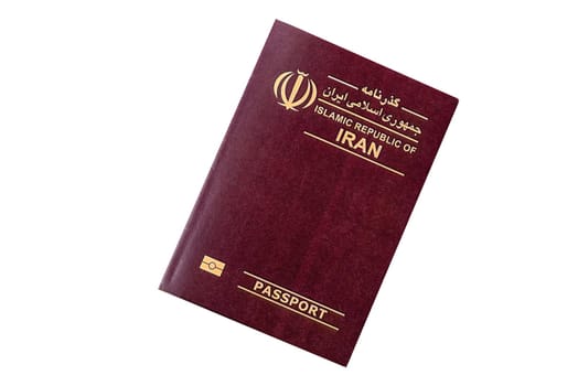 Iranian passport for travelling, flying and doing business. Iran document, id for crossing the border