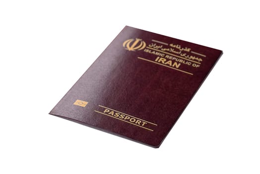 Iranian passport for travelling, flying and doing business. Iran document, id for crossing the border
