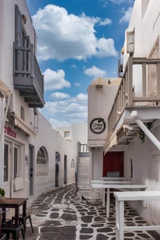 MYKONOS, GREECE - October 19, 2024: Crepa Land in Mykonos Greece