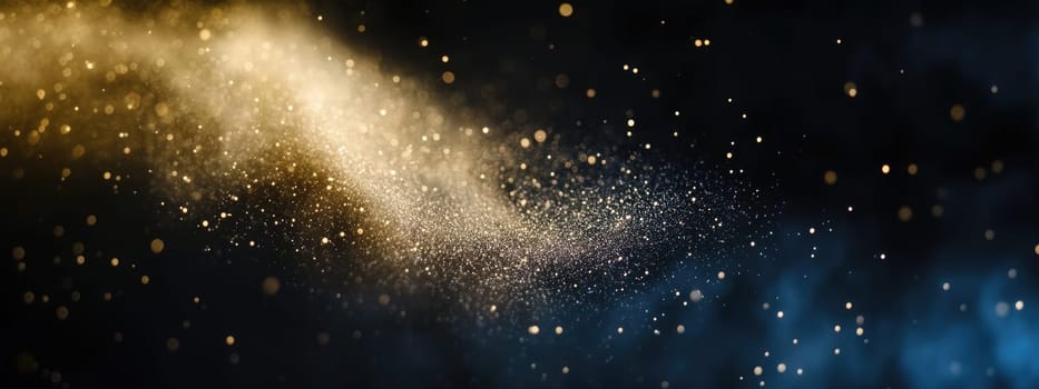 Swirling cosmic dust reveals its enchanting patterns as it floats through the dark void, providing an extraordinary backdrop for distant stars and galaxies.