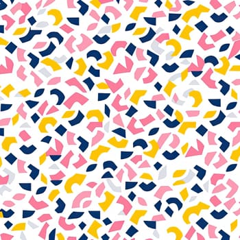 Seamless pattern with geometric shapes - vector illustration