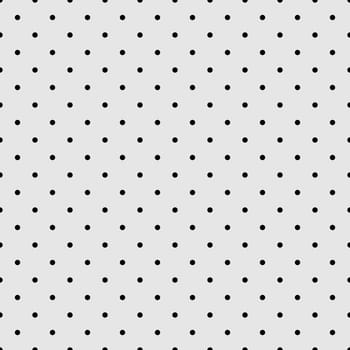 Seamless vector black and grey pattern or background with small polka dots. For desktop wallpaper and website design.