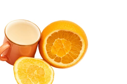 a round juicy citrus fruit with a tough bright reddish yellow rind