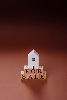 House, real estate or property for sale, purchase or sale of apartments for mortgage according to the financial contract