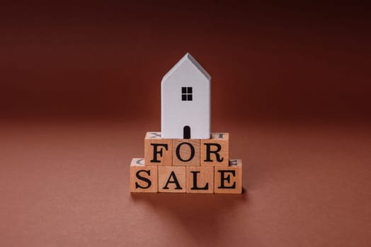 House, real estate or property for sale, purchase or sale of apartments for mortgage according to the financial contract