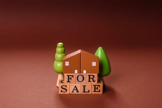 House, real estate or property for sale, purchase or sale of apartments for mortgage according to the financial contract