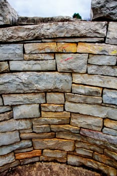 Chief Leatherlips Structure, Scioto Park in Late Winter, Dublin, Ohio