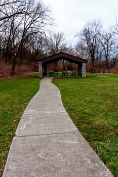 Views of Scioto Park in Late Winter, Dublin, Ohio