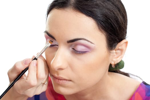 Model make-up usolated