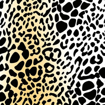 Seamless leopard pattern - animal print - vector illustration
