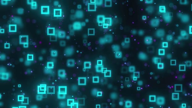 Abstract blue technology background. Computer generated 3d render