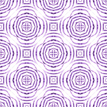 Hand drawn green mosaic seamless border. Purple superb boho chic summer design. Mosaic seamless pattern. Textile ready bold print, swimwear fabric, wallpaper, wrapping.