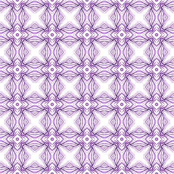 Chevron watercolor pattern. Purple imaginative boho chic summer design. Textile ready fair print, swimwear fabric, wallpaper, wrapping. Green geometric chevron watercolor border.