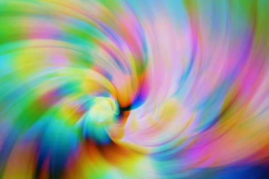 Swirling multicolored background of optical stripes.