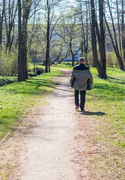 People enjoying first warm days outdoors