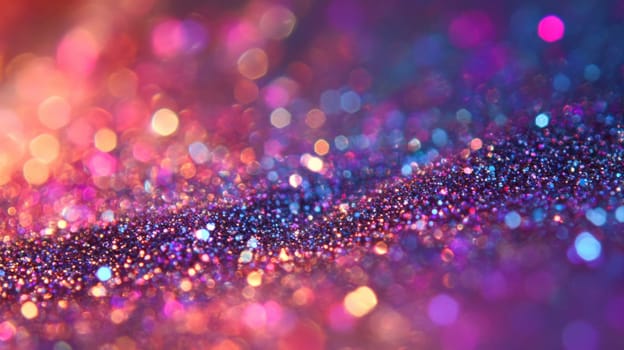 Small Iridescent Glitter Texture Background