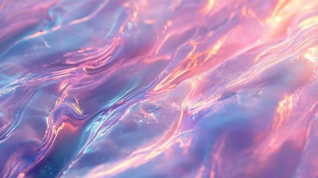 Holographic Nacreous Texture Abstract Backdrop
