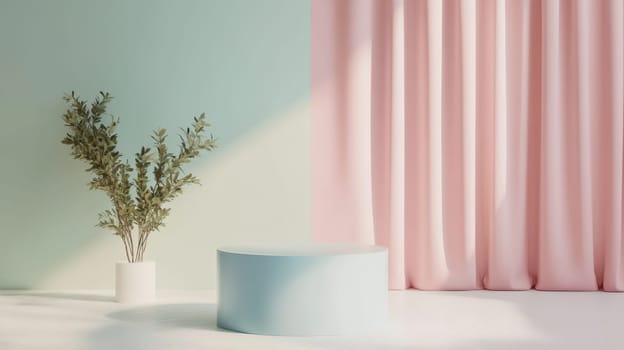 Branding Presentation Mockup in Pastel Colors