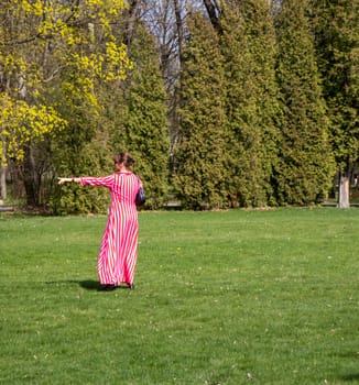 Minsk, Belarus - 05.04.2025 - People enjoying first sunny days outdoors