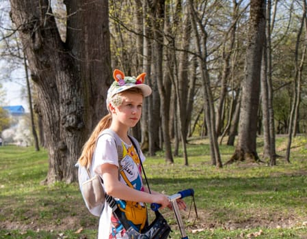 Minsk, Belarus - 05.04.2025 - People enjoying first sunny days outdoors